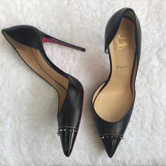Christian Louboutin Culturella Patent Spike Tip 41 - Picture 2 of 8
